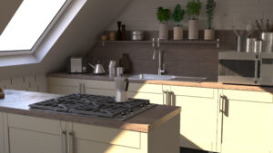cuisine sous les combles - inspirations
