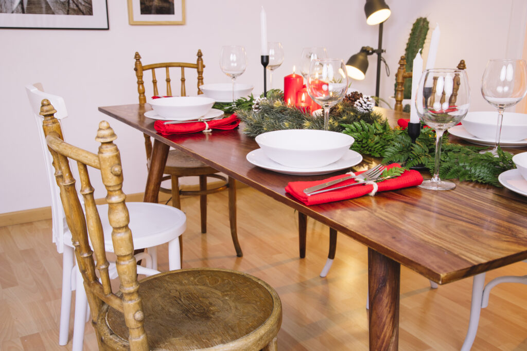 styles de chaises - salle à manger - table de réveillon