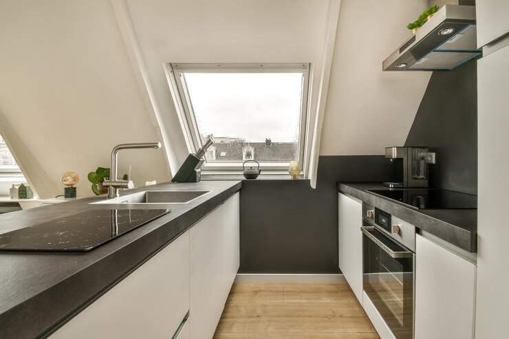 cuisine sous les combles - optimisation