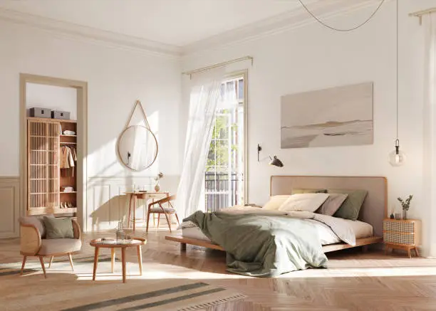 meubles style scandinave - chambre