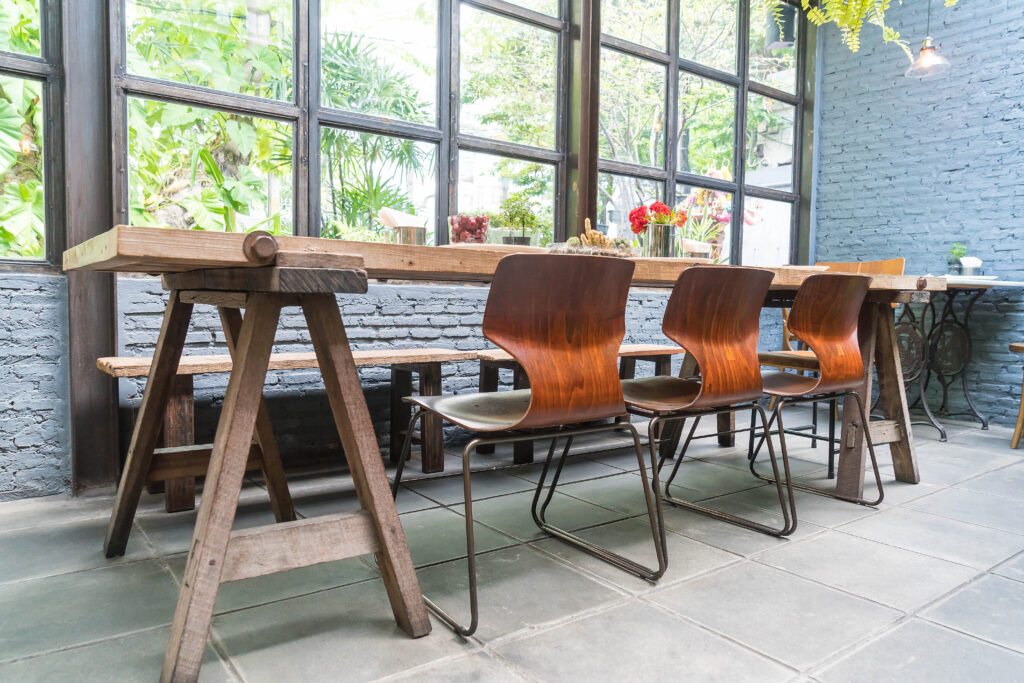 styles de chaises - salle à manger - ambiance rustique