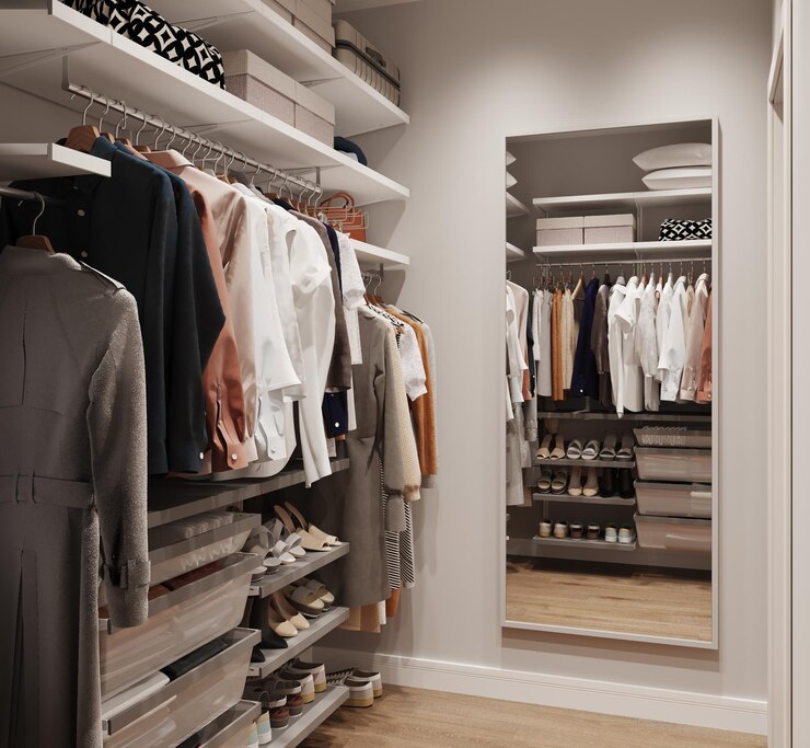 dressing ouvert - organisation vêtements