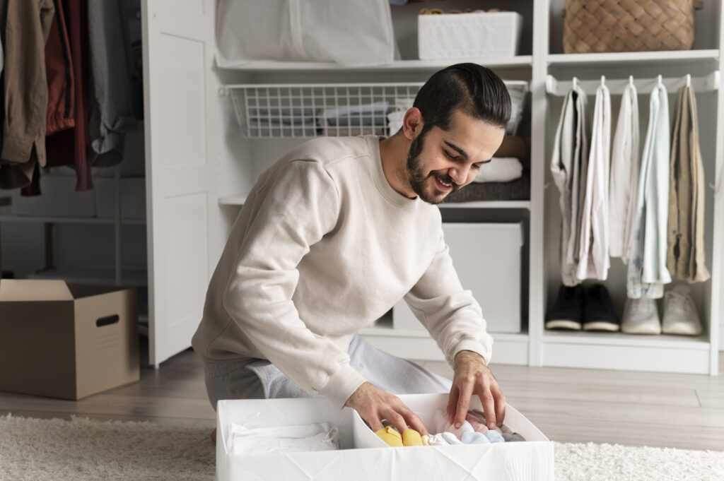 dressing ouvert - rangement de printemps