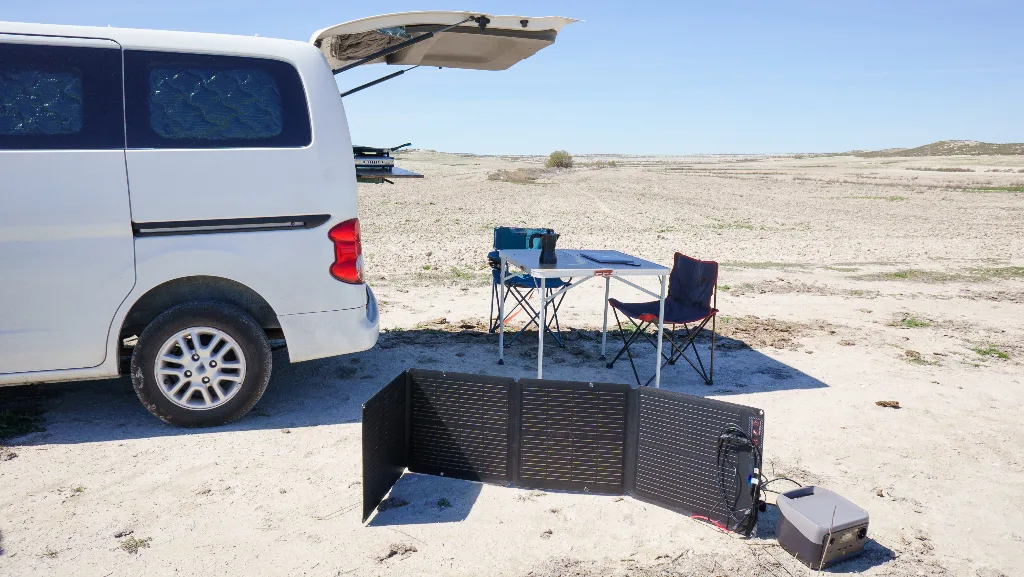 Panneaux solaires posés au sol